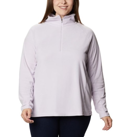 Hanorace Columbia Glacial IV 1/2 Zip Dama Lavanda | Plus Size MZQ7908AZ